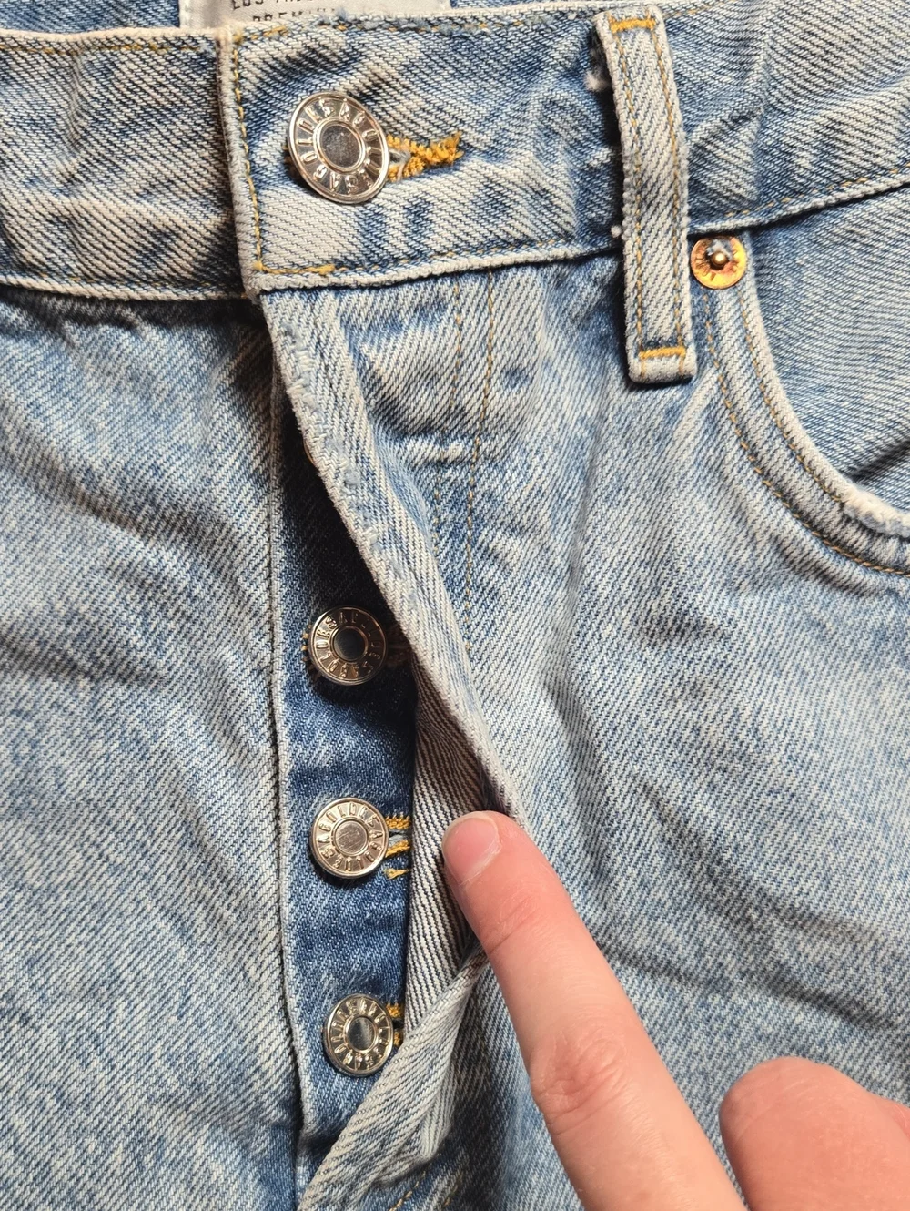 Agolde Parker vintage cut off denim shorts, Swapmeet